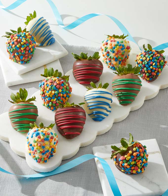 Birthday Chocolate Covered Strawberries