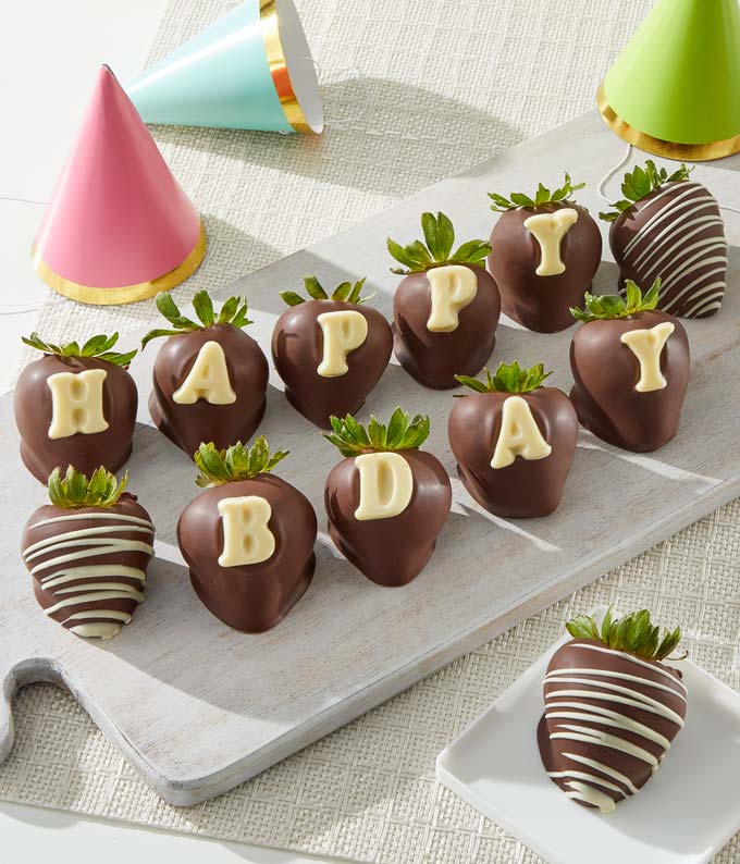 BIRTHDAY Chocolate Covered Strawberry BerryGram
