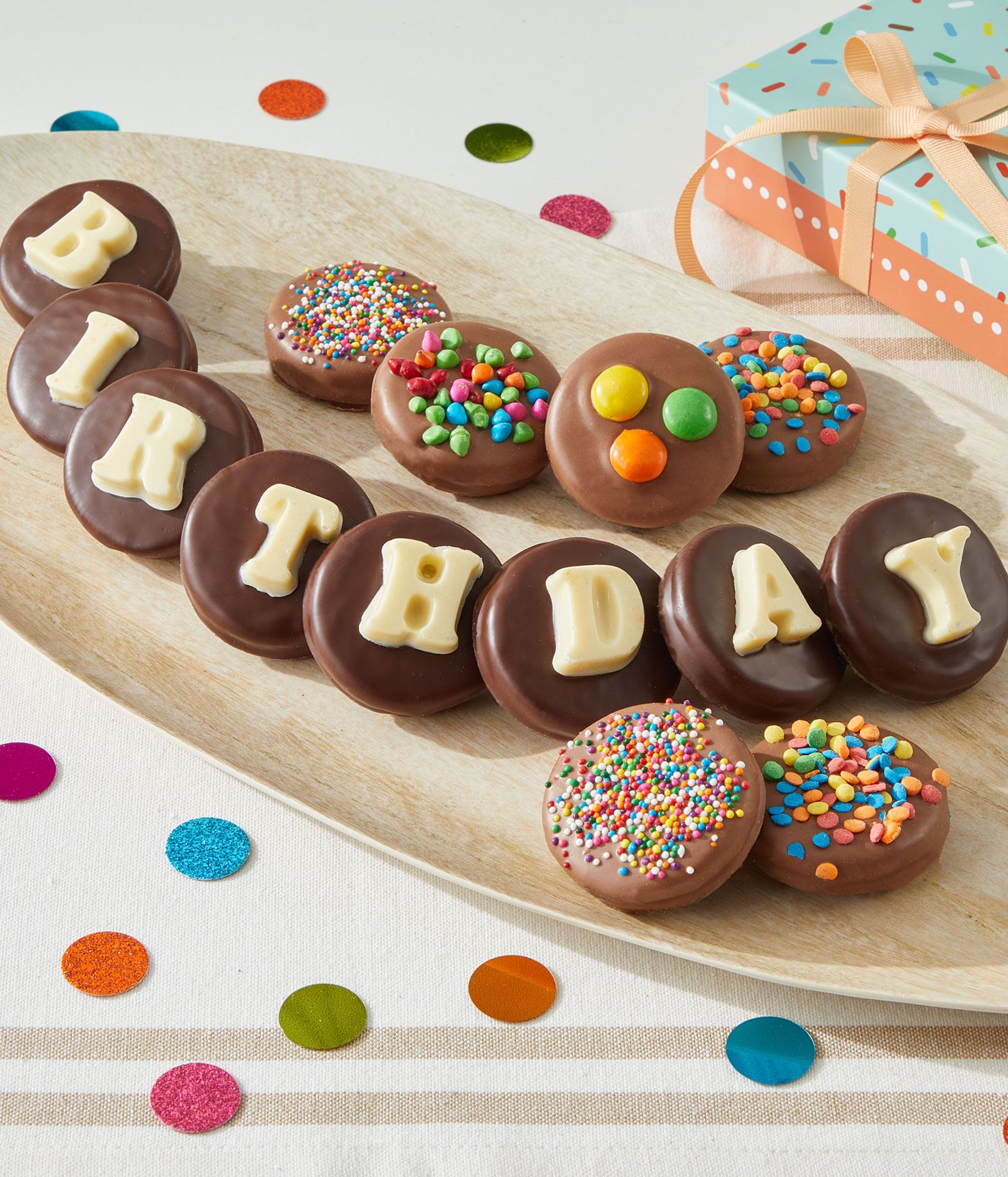 Birthday Chocolate Covered OREO Cookies