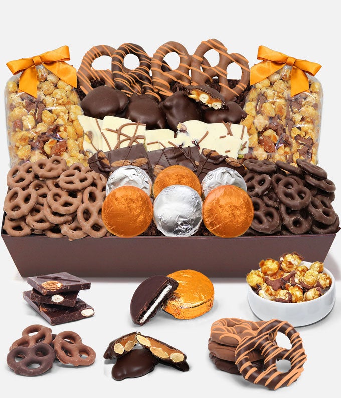 Fall Chocolate Covered Goodies Tray