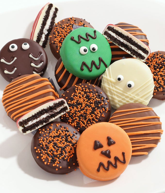 Halloween Chocolate-Dipped OREO Cookies