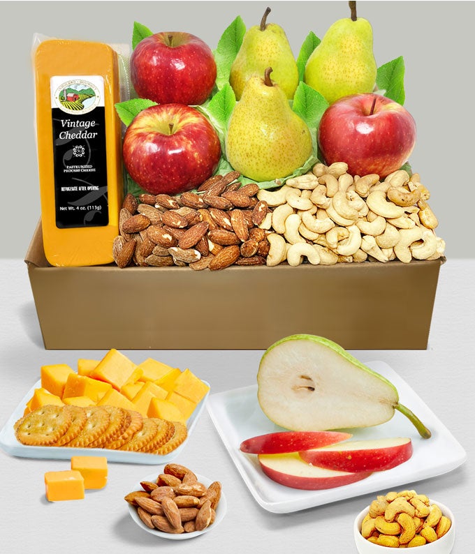Classic Fruit, Cheese, & Nut Gift Basket