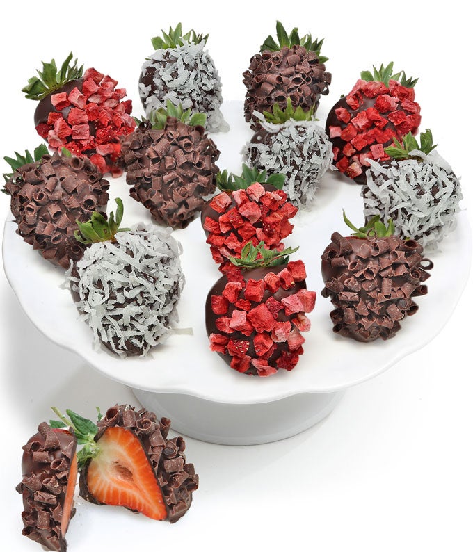 Elegant Belgian Chocolate Covered Strawberries