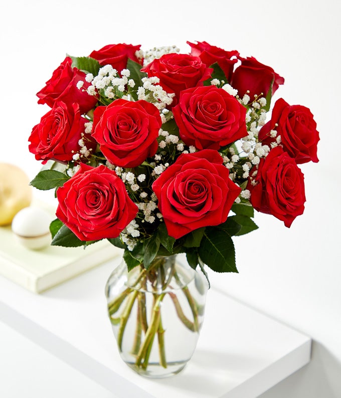 One Dozen Red Roses at From You Flowers