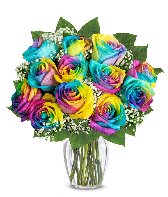 One Dozen Pride Roses