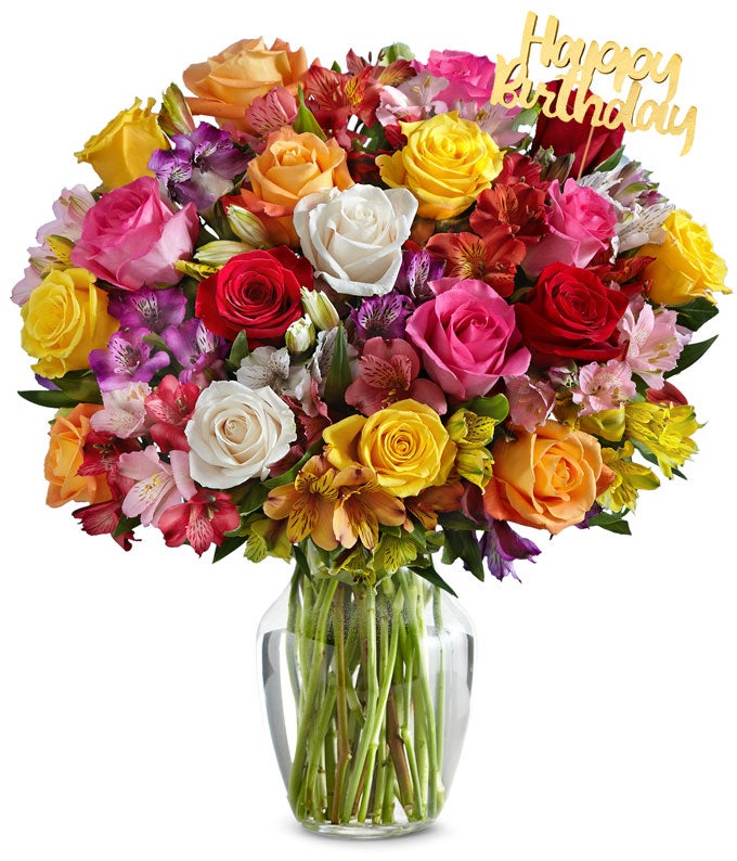 Premium Bright & Sunny Birthday Bouquet