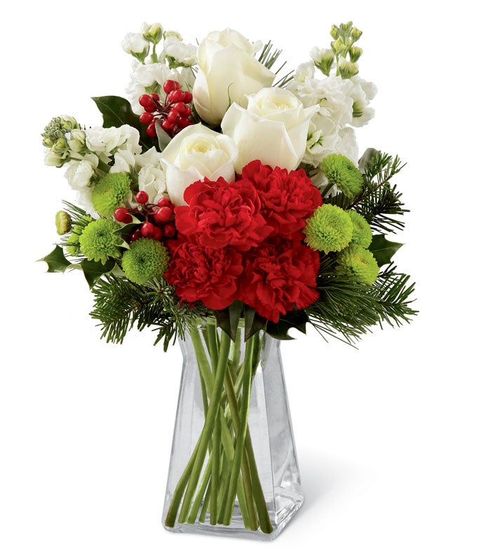 Classic Christmas Rose Bouquet