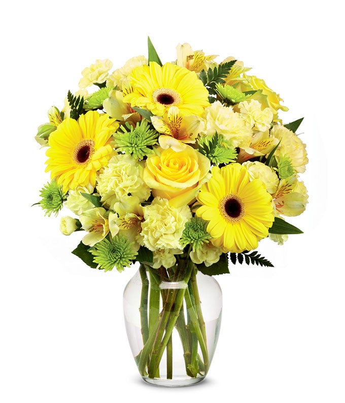 ‎-ࡇ-ブーケ Bursting Yellow Bouquet at From You Flowers