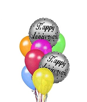 Happy Anniversary Balloons