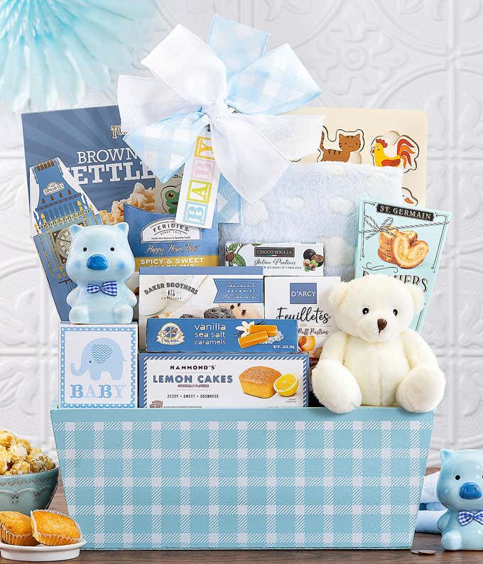 Sweetest New Baby Boy Gift Box