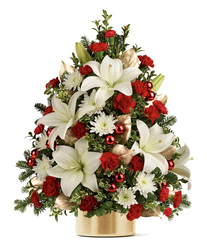 Golden Elegance Christmas Tree