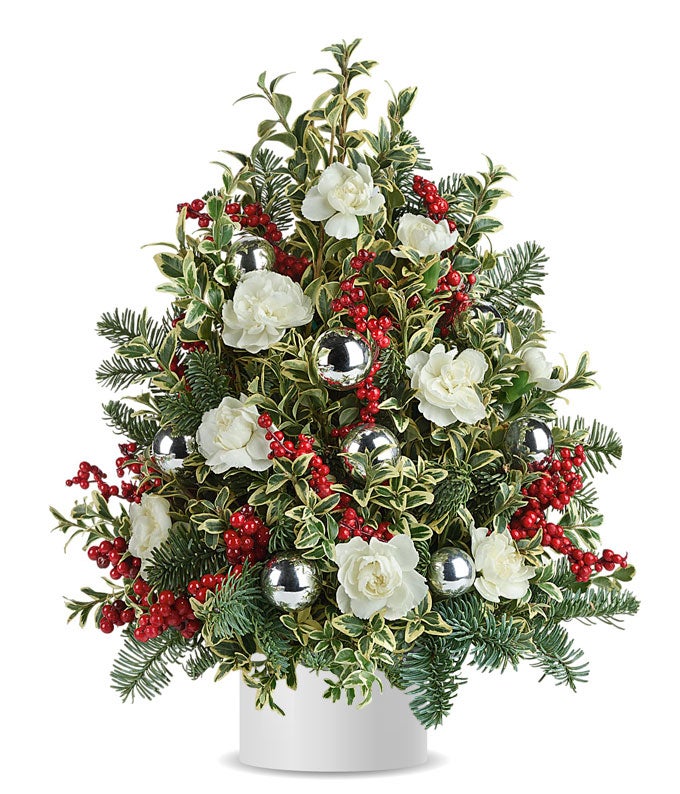 Snowcapped Christmas Tree at From You Flowers