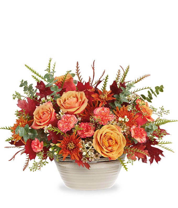 Dappled in Gold Centerpiece
