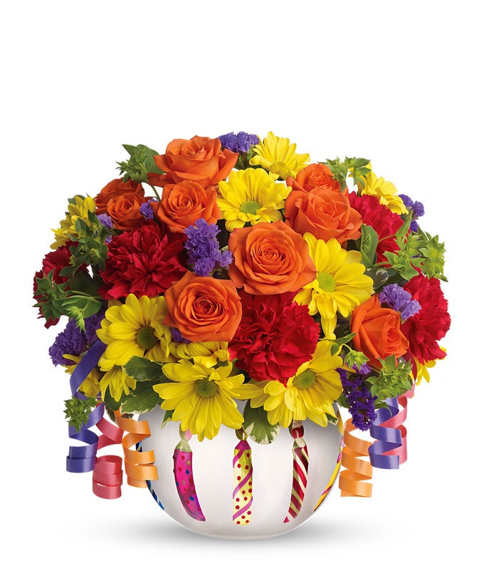 Brilliant Birthday Blooms Bouquet
