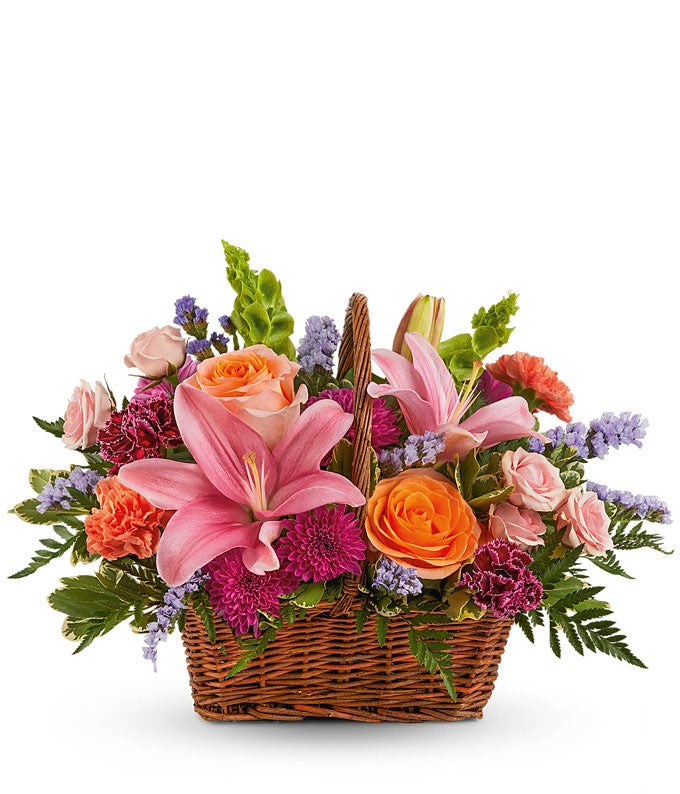 Springtime Fields Basket at From You Flowers