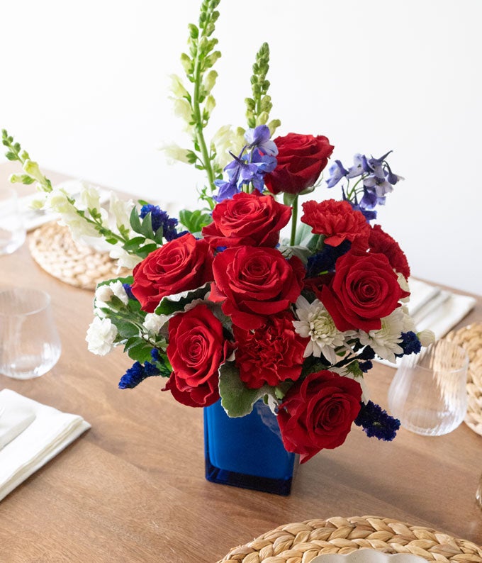Red, White, and Bloom at From You Flowers