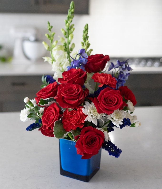 Red, White, and Bloom at From You Flowers