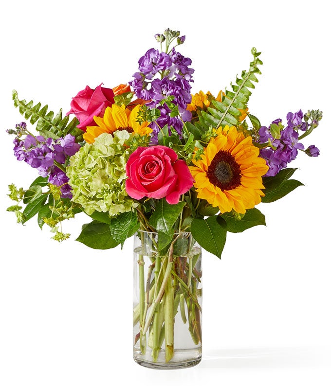 りブーケ Vibrant Greetings Bouquet at From You Flowers