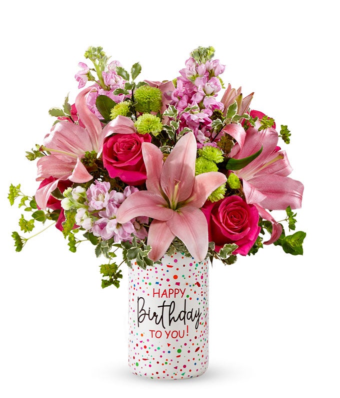 Pink & Posh Birthday Bouquet