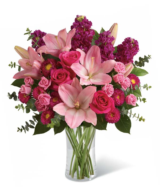 【Lily♡】 Bedazzled By Roses & Lilies at From You Flowers