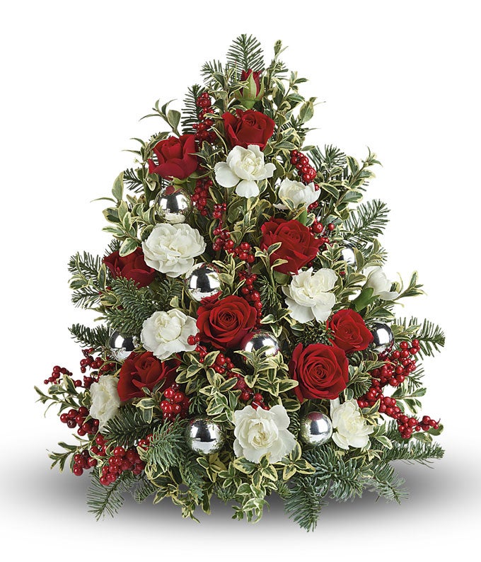 Winterberry Rose Holiday Tree