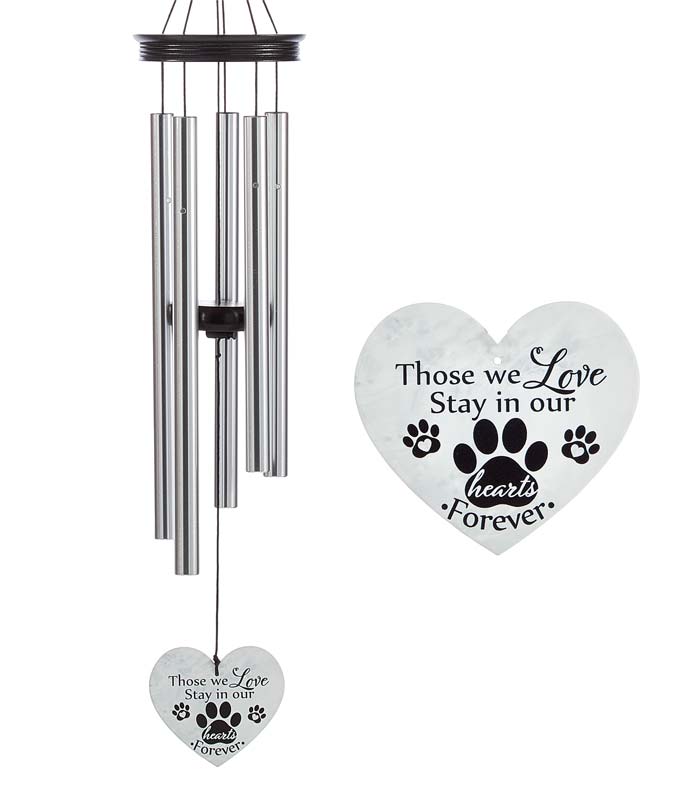 Pawprints on My Heart Windchime