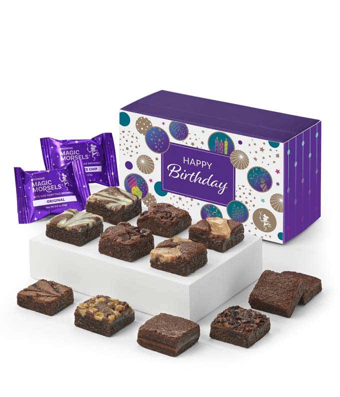 Happy Birthday Dozen Fairytale Brownie Morsels