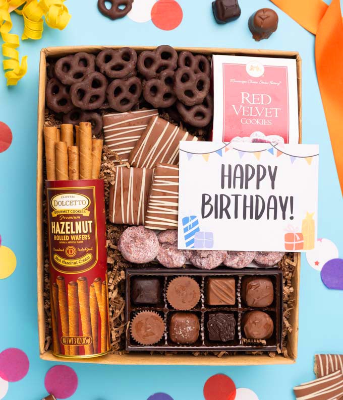 Happy Birthday! Sweet Treats Chocolate Gift Box