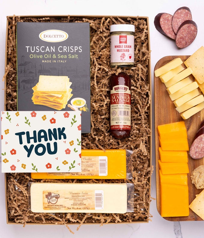 Thank You! Cheese & Meat Gift Box