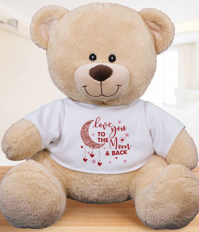 Moon & Back Stuffed Bear