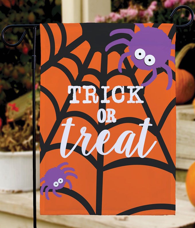 Trick or Treat Garden Flag
