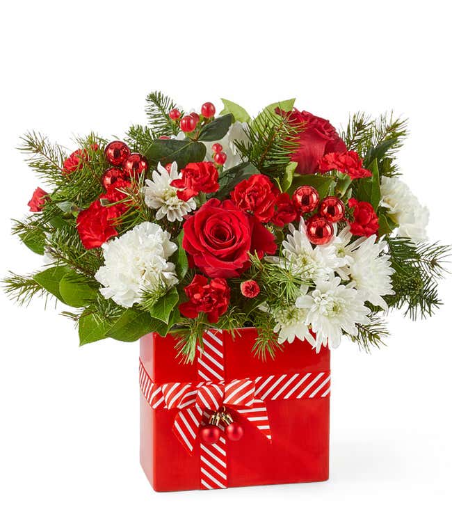 Flowers from Santa