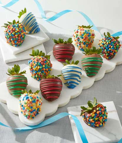 Birthday Chocolate Covered Strawberries 