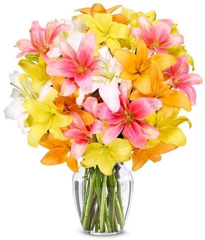Stunning Lily Bouquet - Premium
