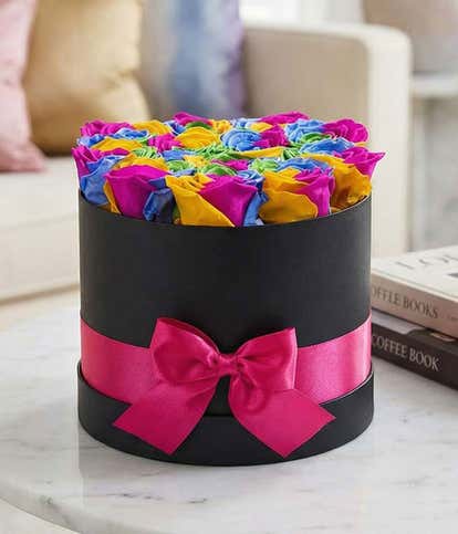 Luxury Rainbow Forever Roses
