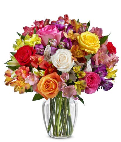 Bright & Sunny Rose Bouquet 