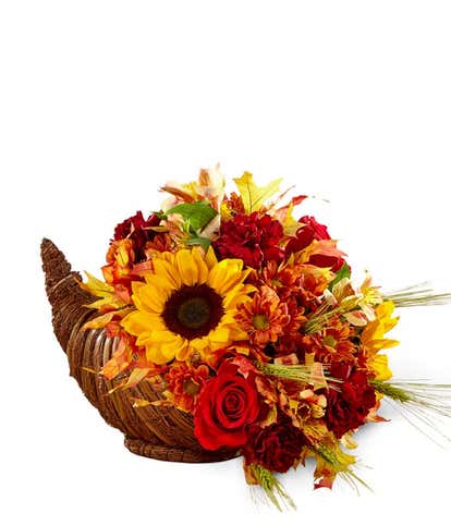Fall Floral Cornucopia