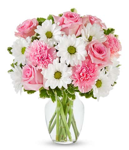 Pastel Daisy & Rose Delight