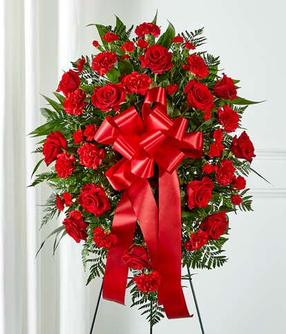 Red Sympathy Standing Spray 