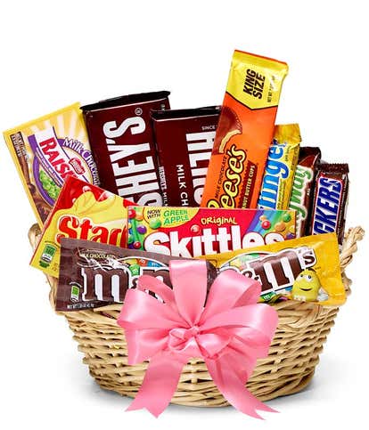 The Sweetest Candy Gift Basket 