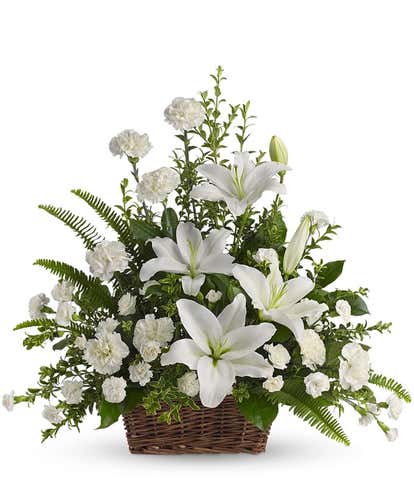Lily Garden Memorial Arrangement