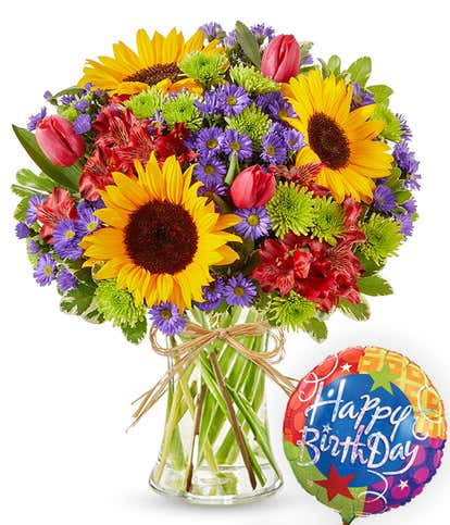 Happy Birthday Sunflower Garden