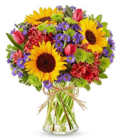 Utopian Sunflower Garden