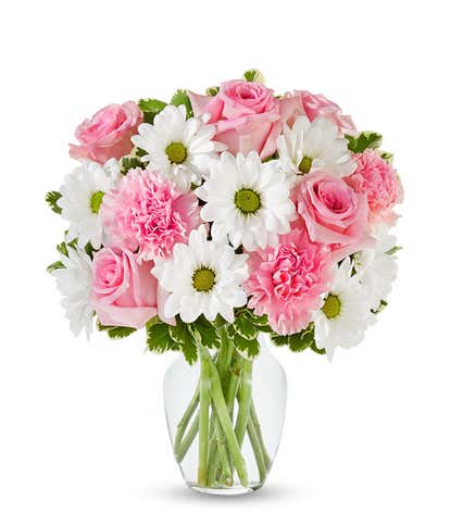 Pastel Daisy & Rose Delight