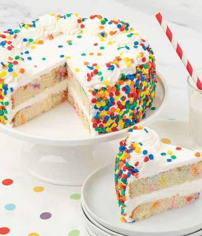 Fun-Filled Confetti Cake 