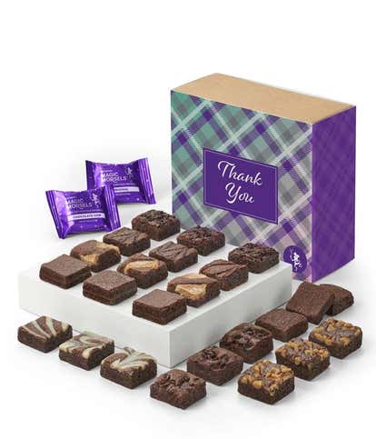 Thank You Two Dozen Fairytale Brownie Morsels