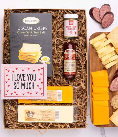 I Love You! Cheese & Meat Gift Box